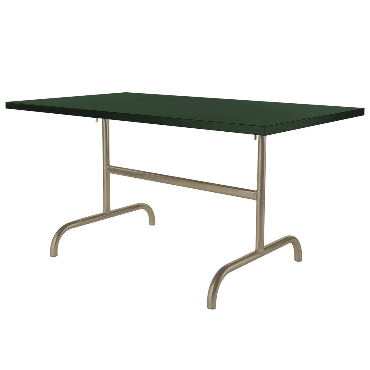 Schaffner Säntis Table repas rabattable 140x80cm Champagne 85 Vert Sapin 66