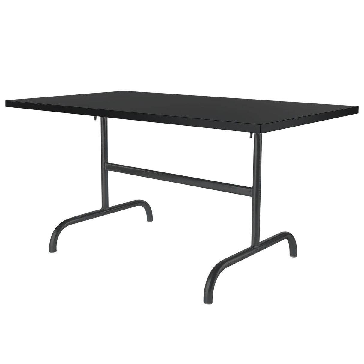 Schaffner Säntis Table repas rabattable 140x80cm Noir 91 Noir 91