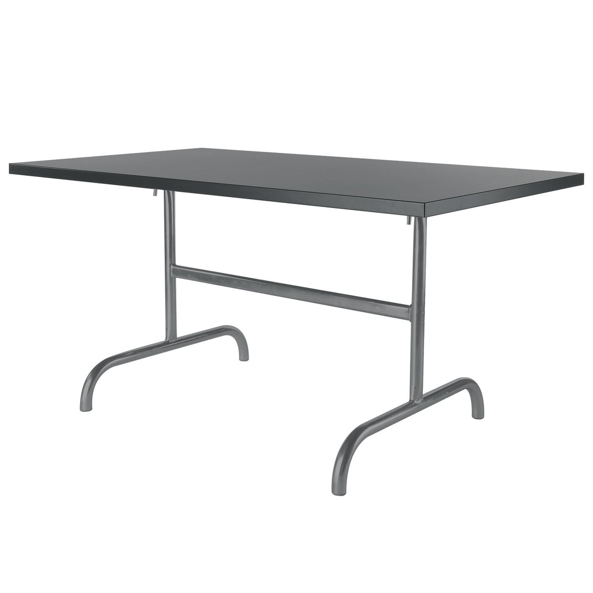 Schaffner Säntis Table repas rabattable 165x90cm Anthracite 77 Graphite 73