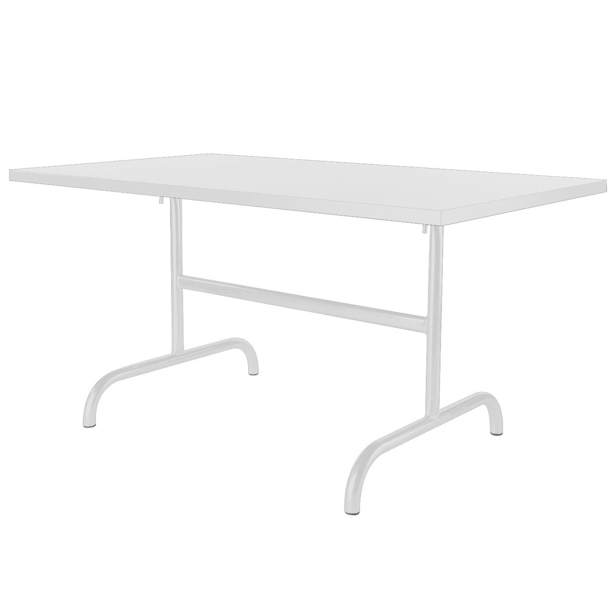 Schaffner Säntis Table repas rabattable 165x90cm Blanc 90 Blanc 90