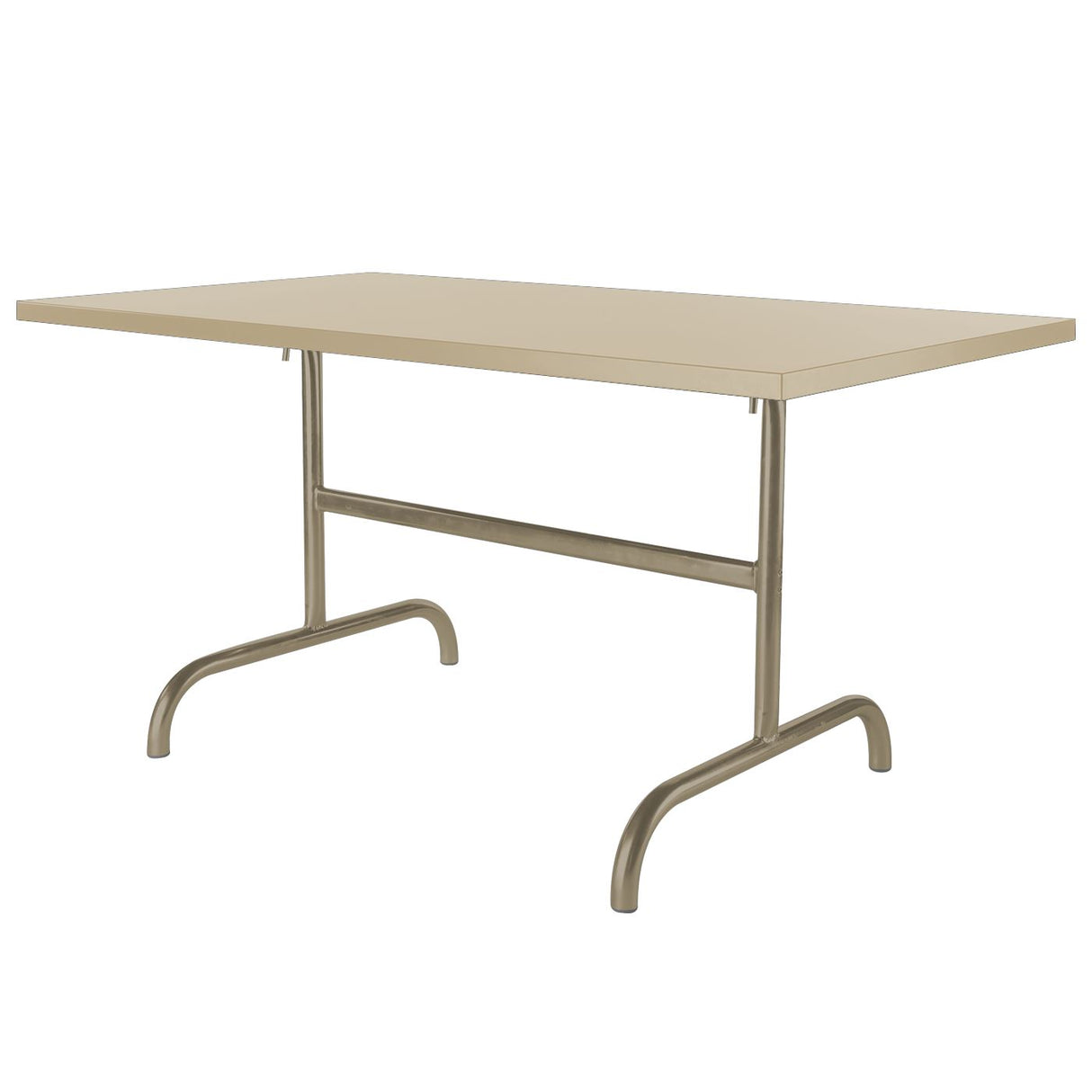 Schaffner Säntis Table repas rabattable 165x90cm Champagne 85 Sable Pastel 15
