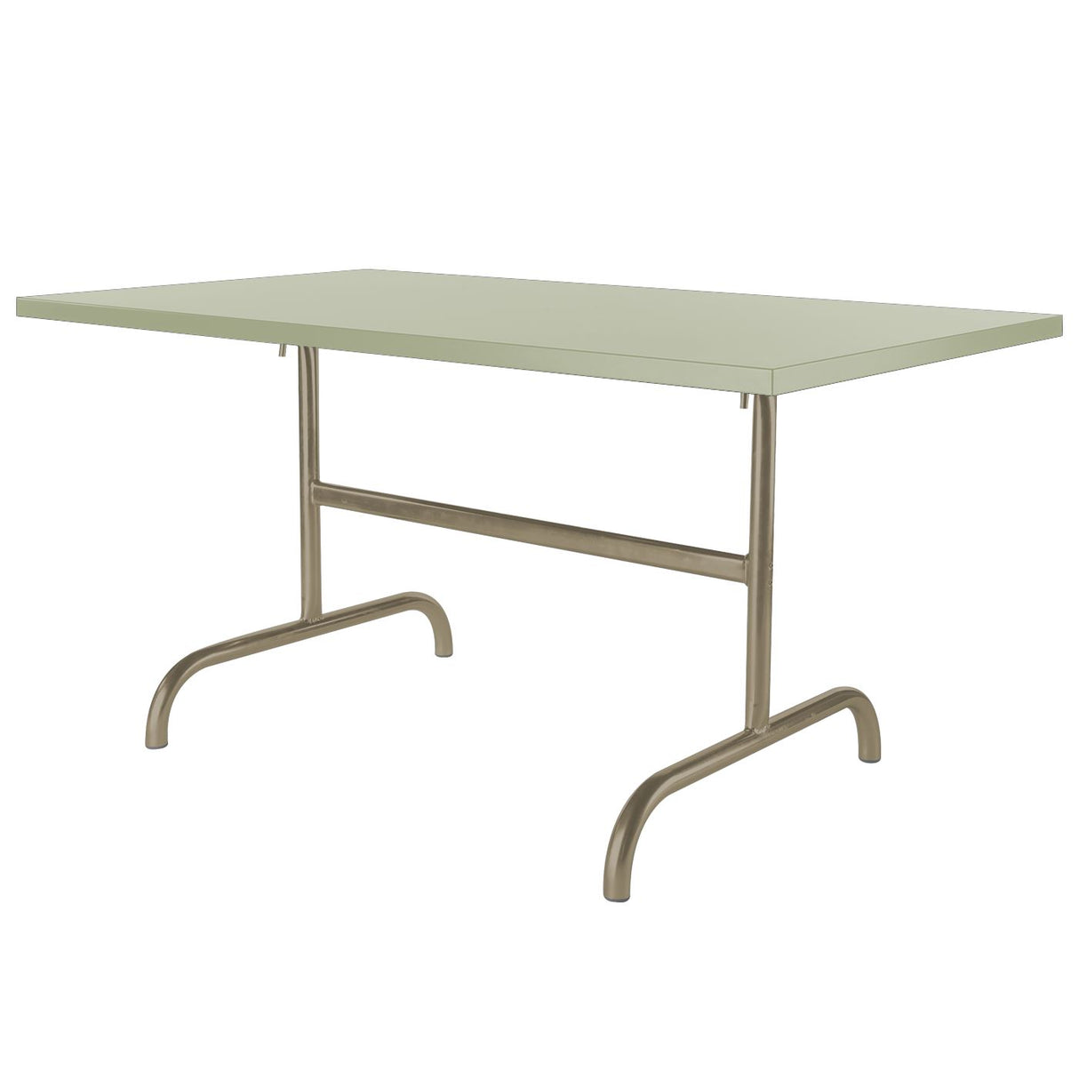 Schaffner Säntis Table repas rabattable 165x90cm Champagne 85 Vert Pastel 64