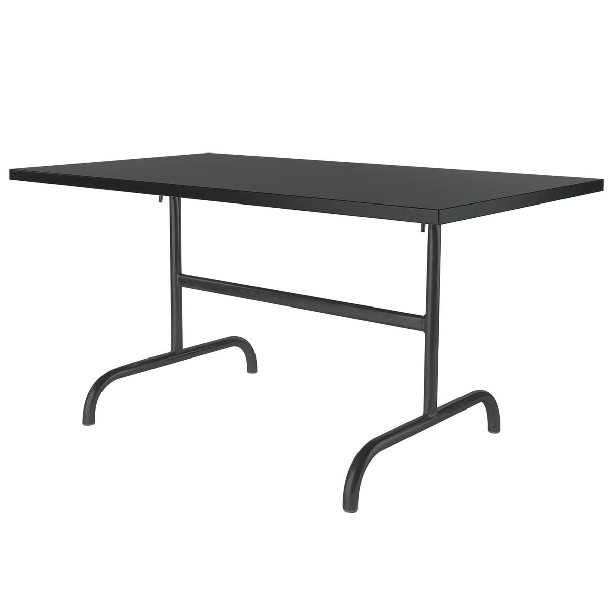 Schaffner Säntis Table repas rabattable 165x90cm Noir 91 Anthracite 77