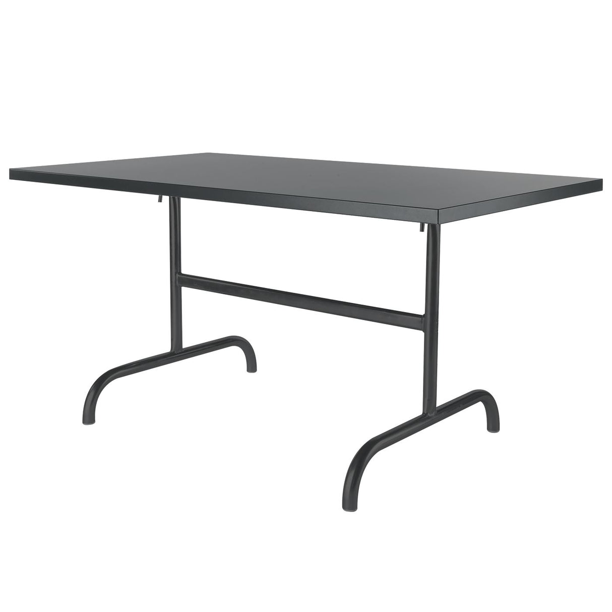 Schaffner Säntis Table repas rabattable 165x90cm Noir 91 Graphite 73