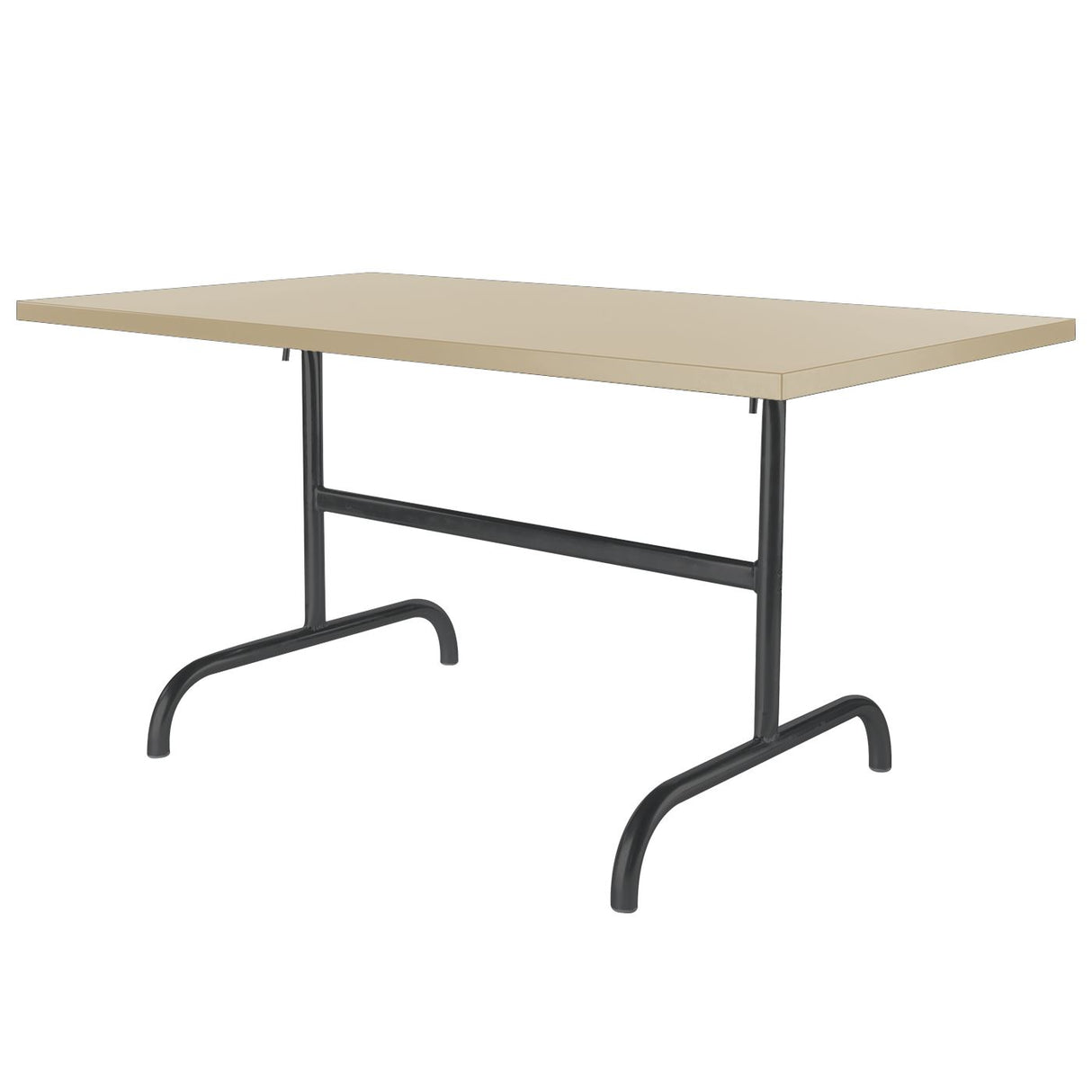 Schaffner Säntis Table repas rabattable 165x90cm Noir 91 Sable Pastel 15