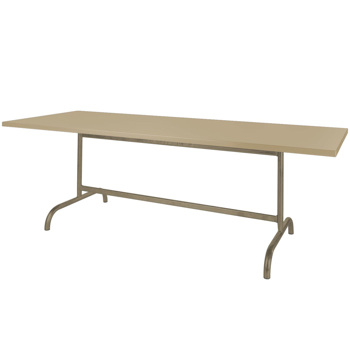 Schaffner Säntis Table repas rabattable 180x80cm Champagne 85 Marron Pastel 83