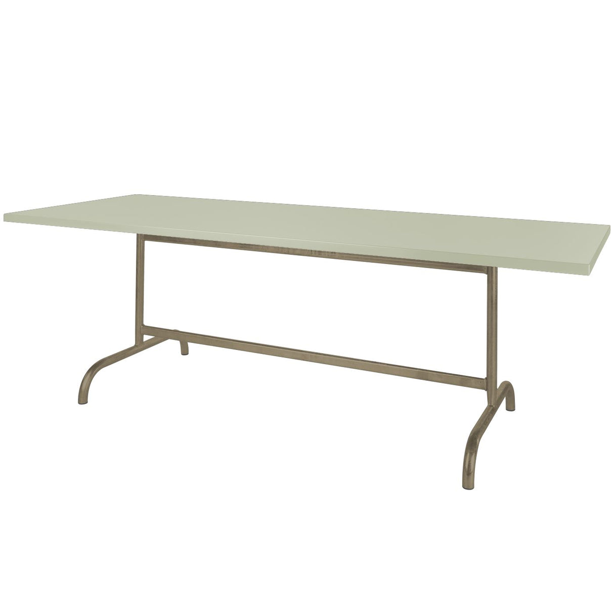 Schaffner Säntis Table repas rabattable 180x80cm Champagne 85 Vert Pastel 64