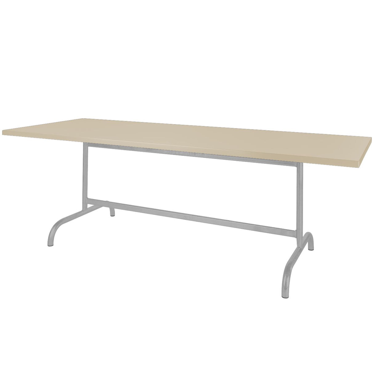 Schaffner Säntis Table repas rabattable 180x80cm Gris Argent 78 Sable Pastel 15