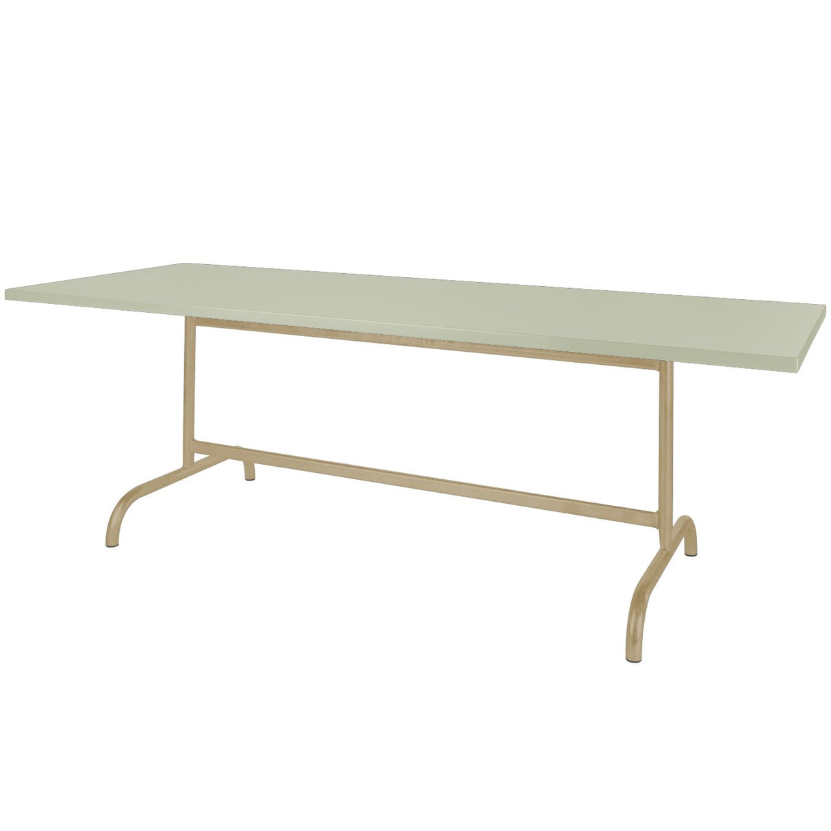 Schaffner Säntis Table repas rabattable 180x80cm Marron Pastel 83 Vert Pastel 64