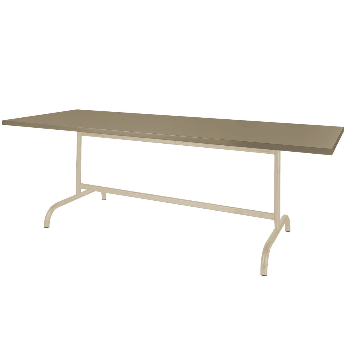 Schaffner Säntis Table repas rabattable 180x80cm Sable Pastel 15 Champagne 85