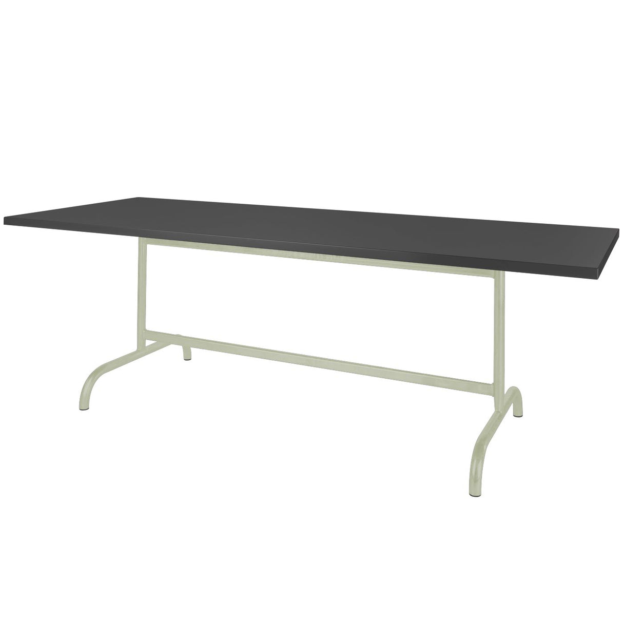Schaffner Säntis Table repas rabattable 180x80cm Vert Pastel 64 Anthracite 77