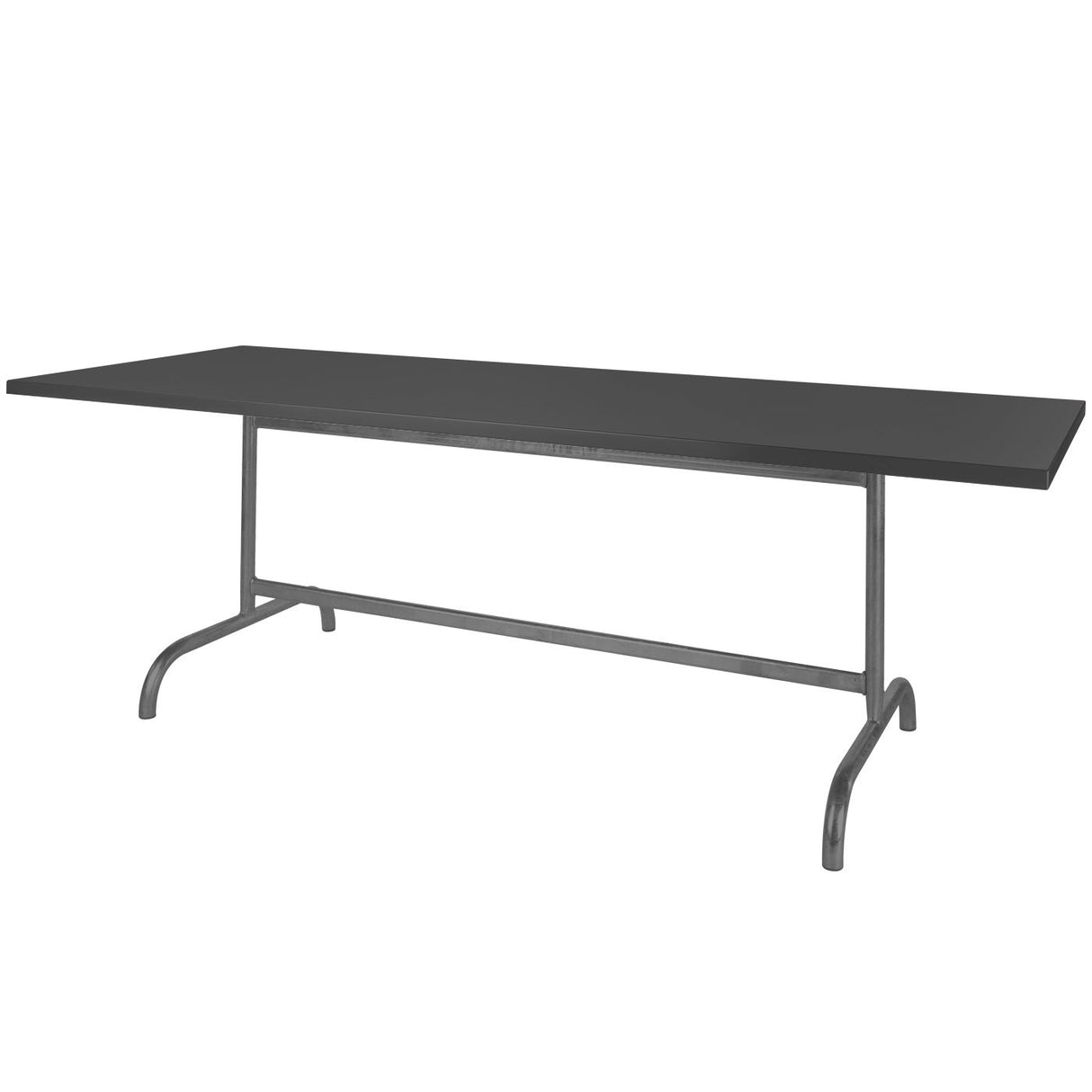 Schaffner Säntis Table repas rabattable 180x90cm Anthracite 77 Anthracite 77