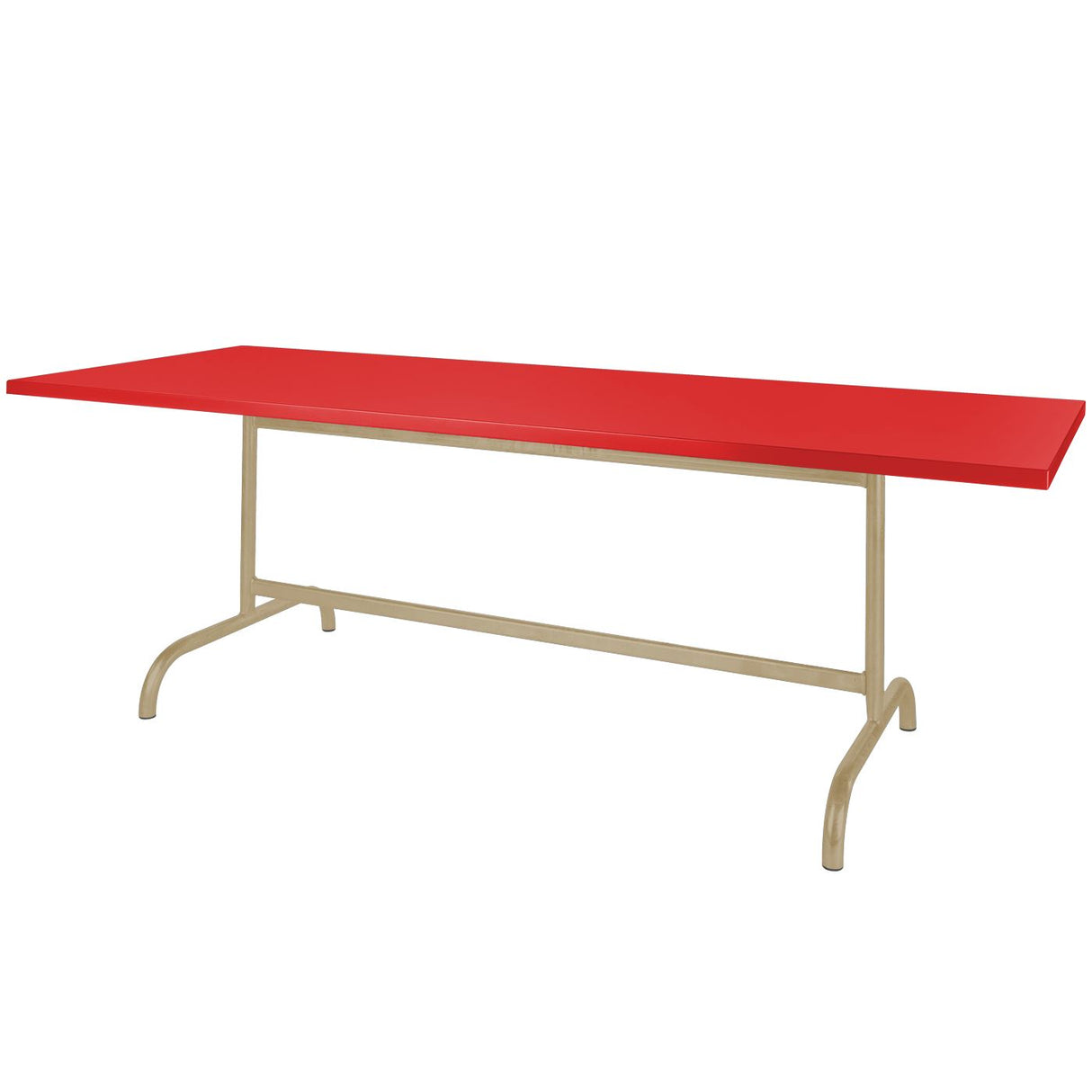 Schaffner Säntis Table repas rabattable 180x90cm Marron Pastel 83 Rouge 30