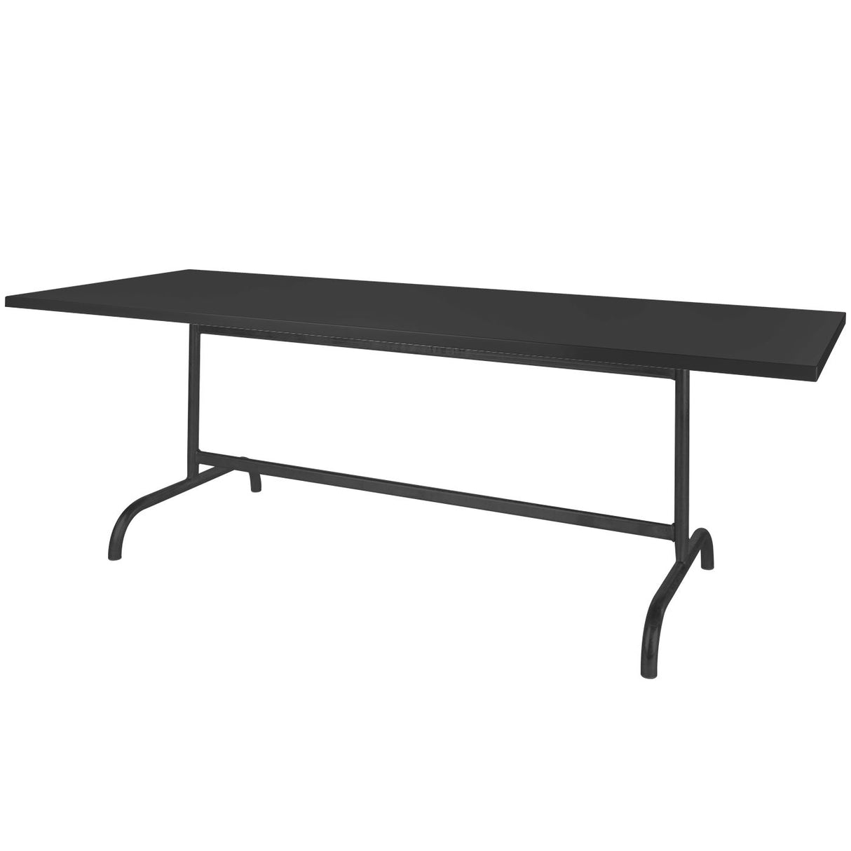 Schaffner Säntis Table repas rabattable 180x90cm Noir 91 Noir 91