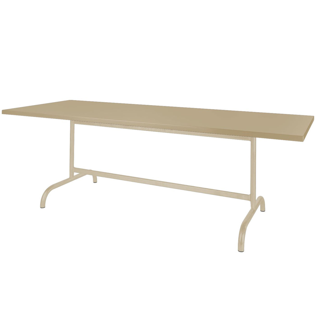 Schaffner Säntis Table repas rabattable 180x90cm Sable Pastel 15 Marron Pastel 83