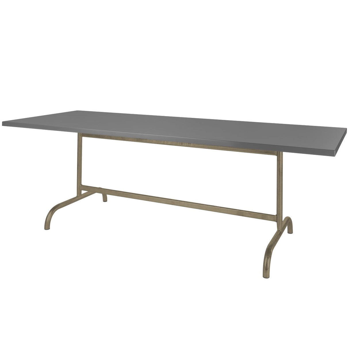 Schaffner Säntis Table repas rabattable 240x80cm Champagne 85 Graphite 73