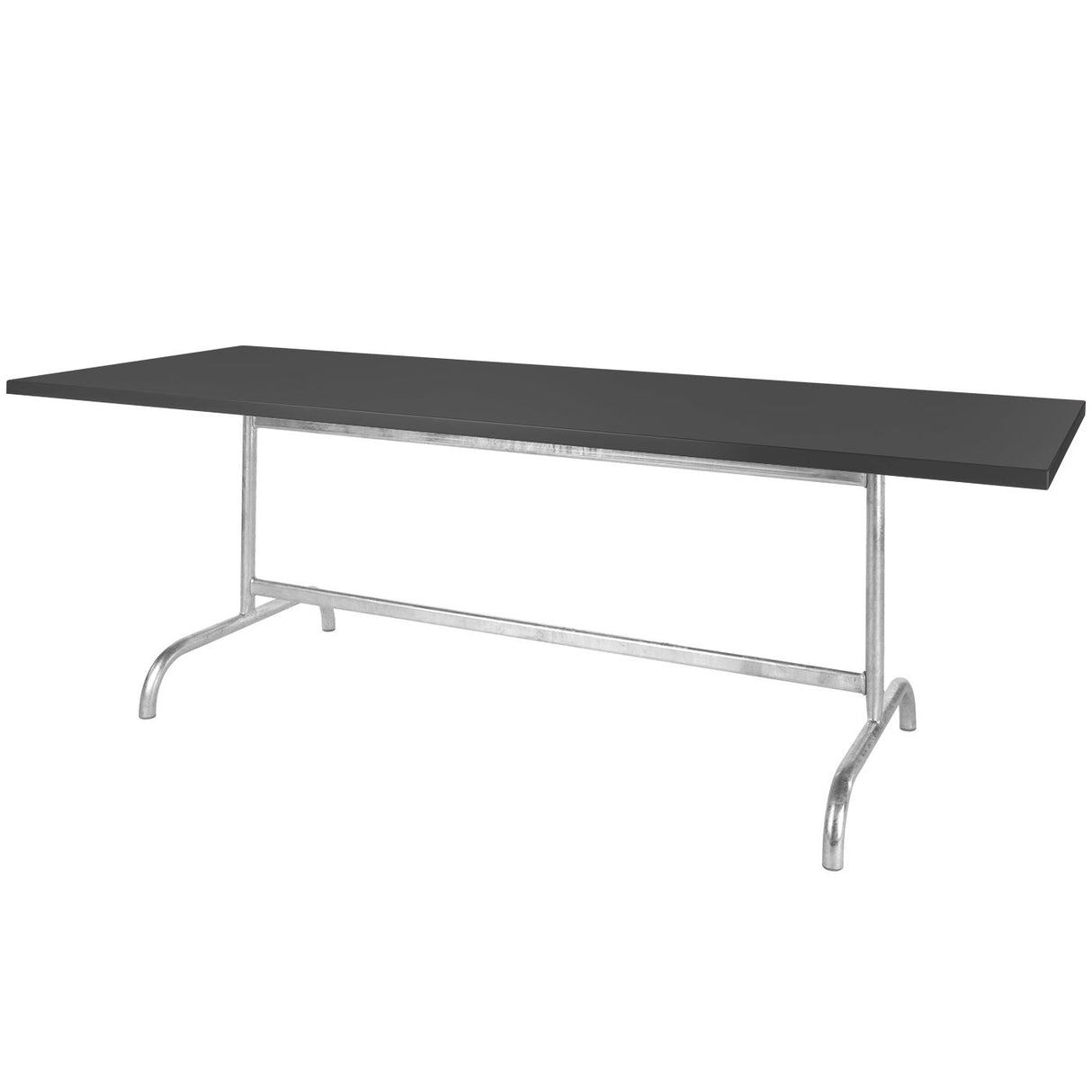 Schaffner Säntis Table repas rabattable 240x80cm Galvanisé à chaud 02 Anthracite 77
