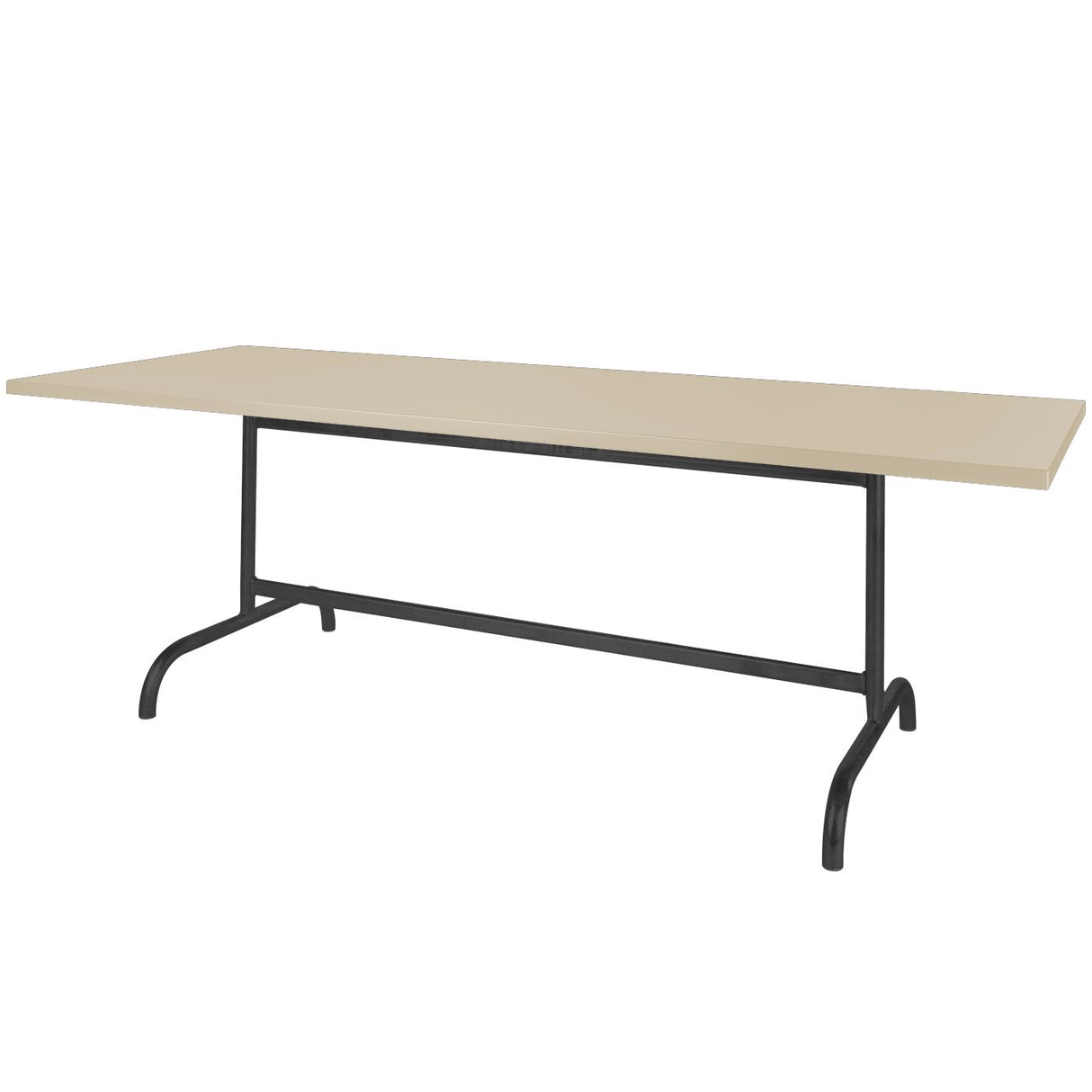 Schaffner Säntis Table repas rabattable 240x80cm Noir 91 Sable Pastel 15