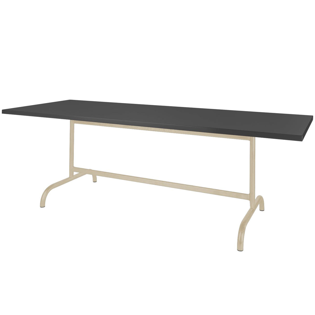 Schaffner Säntis Table repas rabattable 240x80cm Sable Pastel 15 Anthracite 77