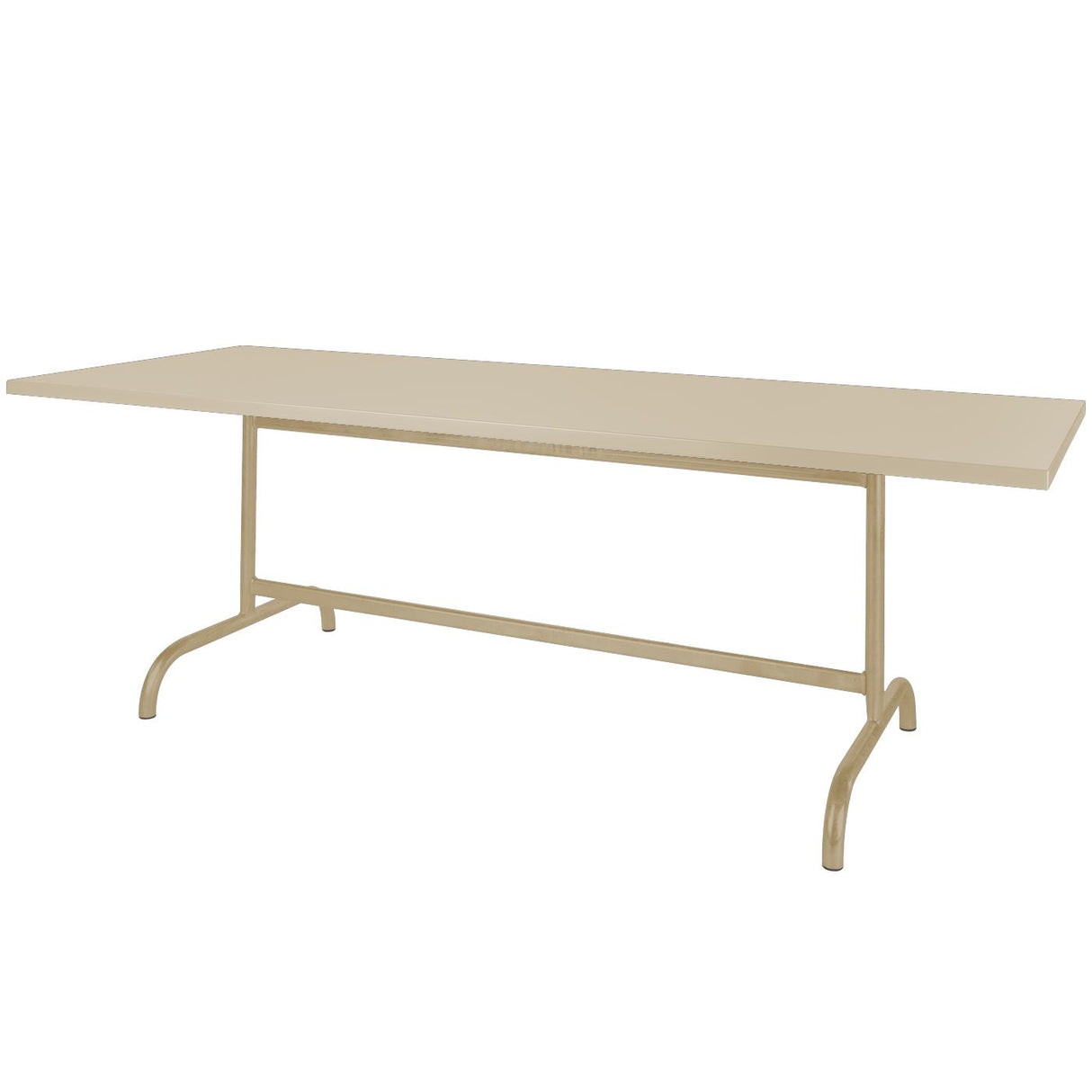 Schaffner Säntis Table repas rabattable 240x90cm Marron Pastel 83 Sable Pastel 15