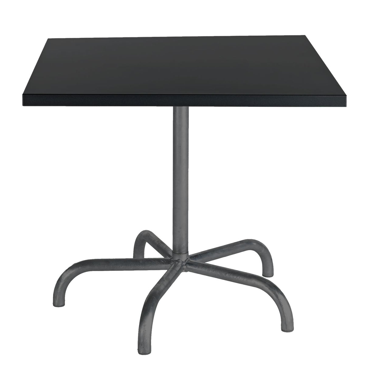 Schaffner Säntis Table repas rabattable 80x80cm Anthracite 77 Noir 91