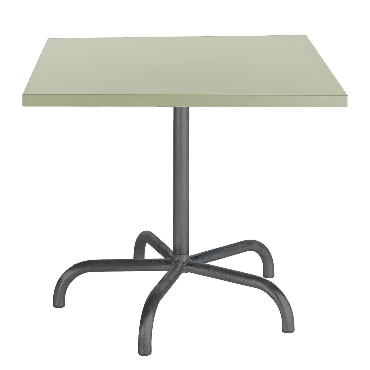Schaffner Säntis Table repas rabattable 80x80cm Anthracite 77 Vert Pastel 64