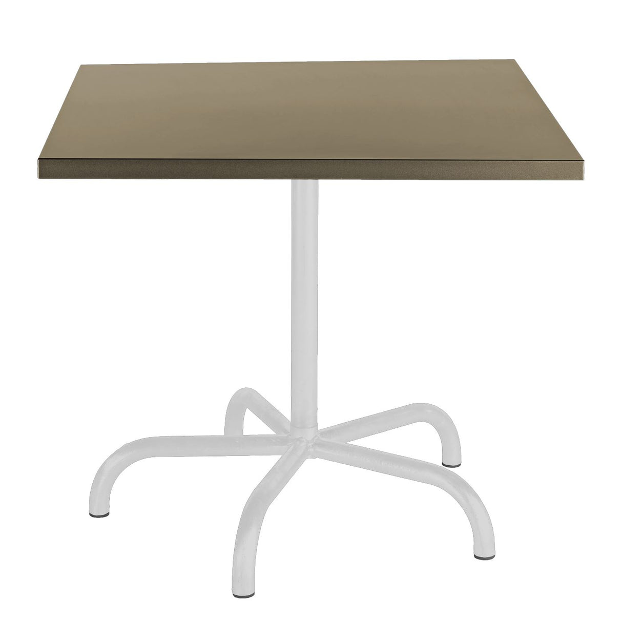 Schaffner Säntis Table repas rabattable 80x80cm Blanc 90 Champagne 85