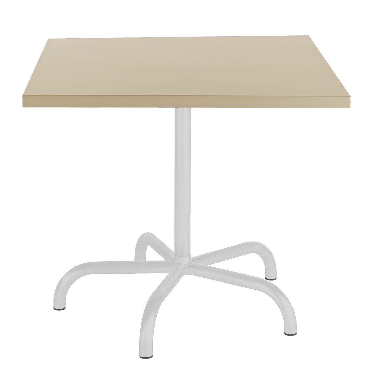 Schaffner Säntis Table repas rabattable 80x80cm Blanc 90 Sable Pastel 15