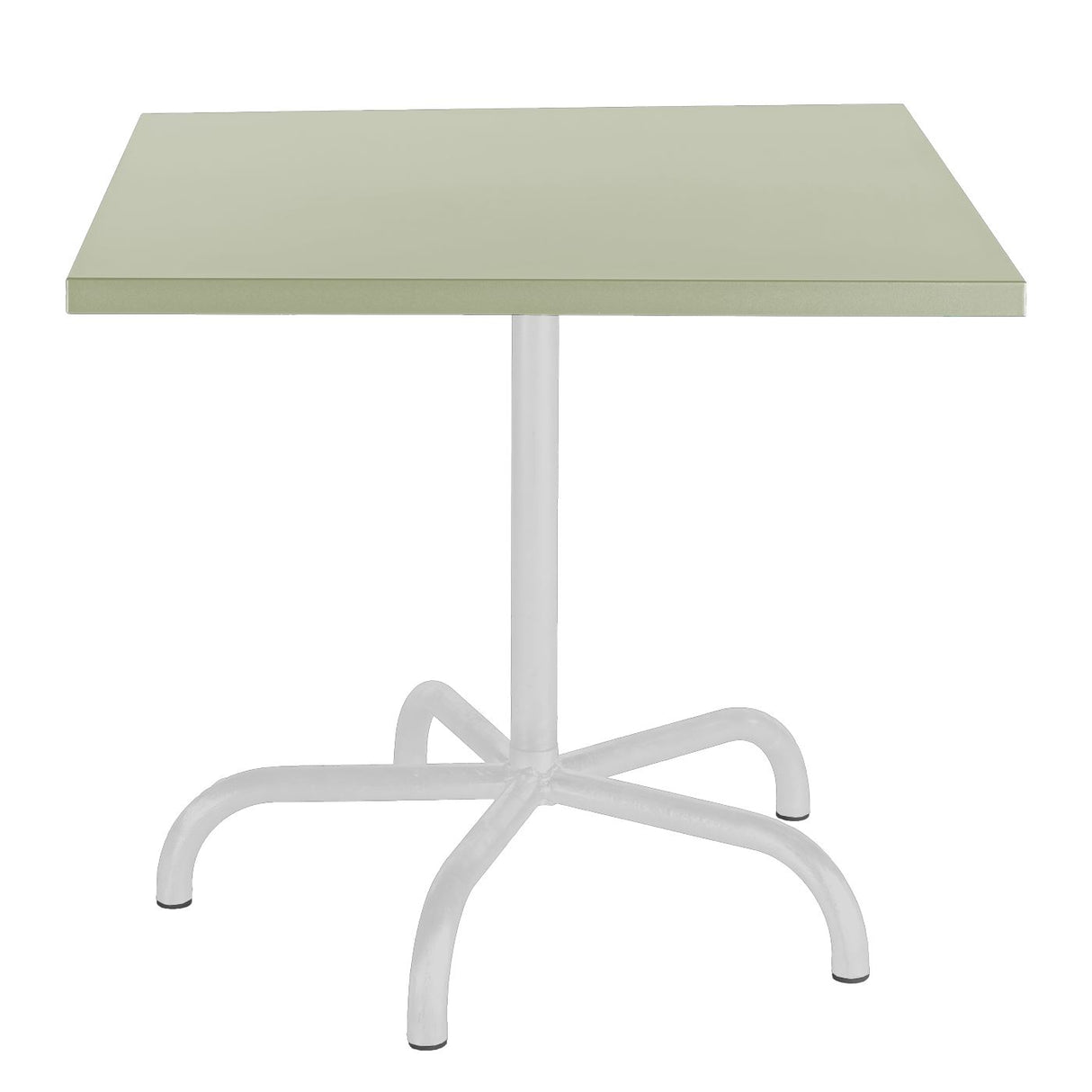 Schaffner Säntis Table repas rabattable 80x80cm Blanc 90 Vert Pastel 64