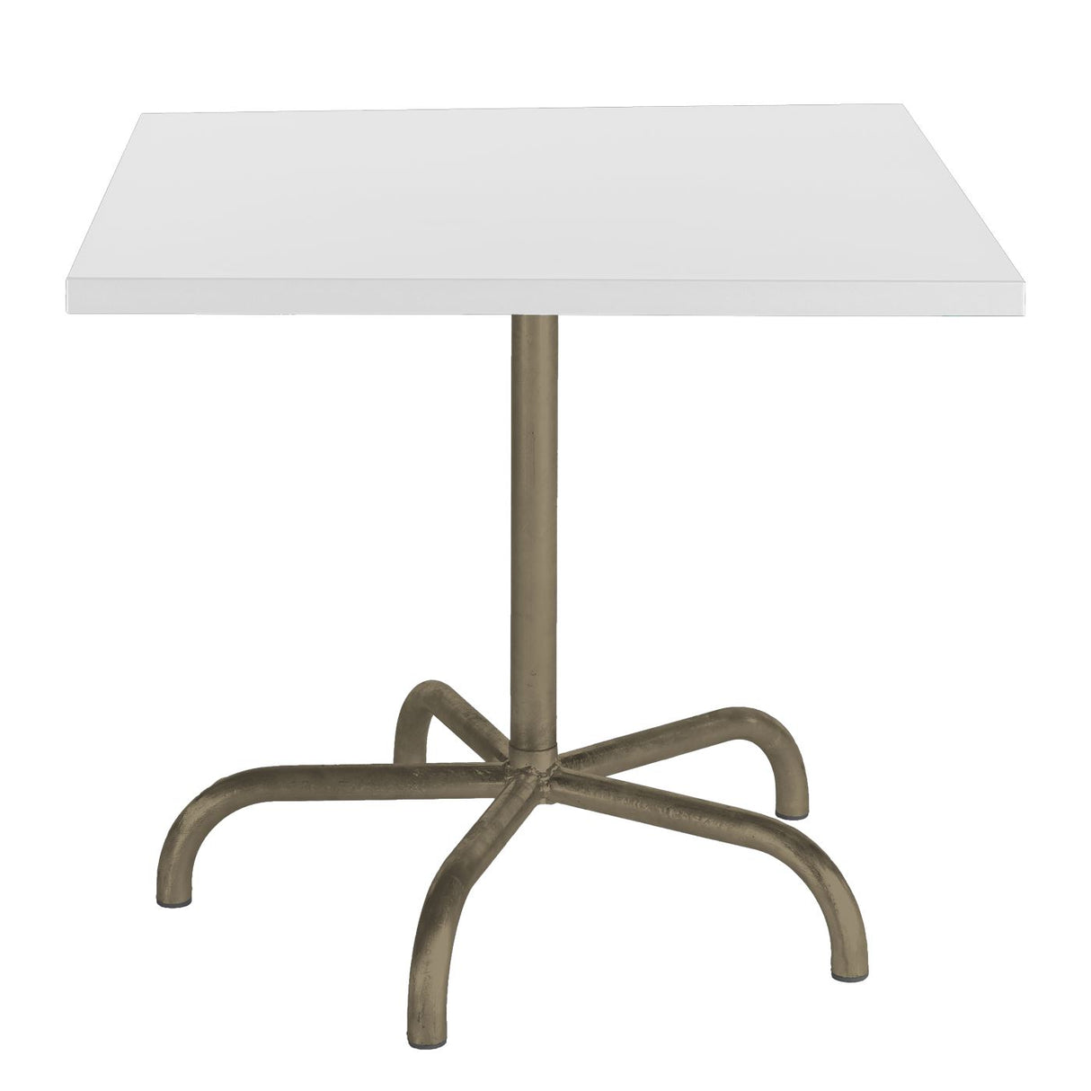 Schaffner Säntis Table repas rabattable 80x80cm Champagne 85 Blanc 90