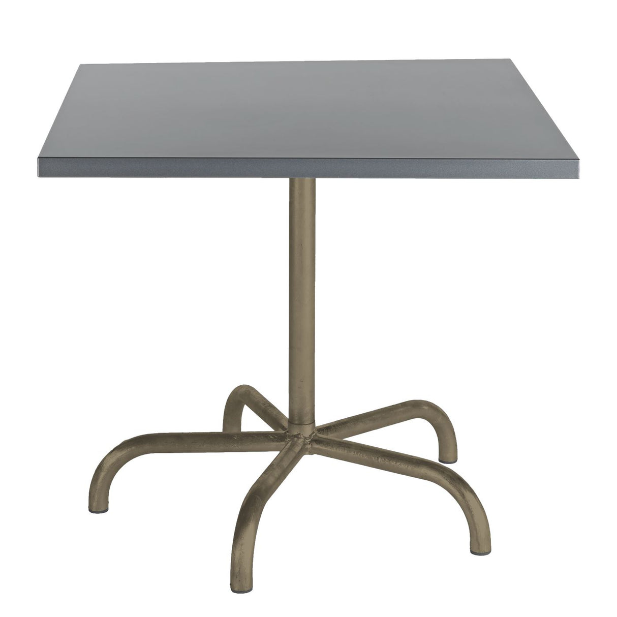 Schaffner Säntis Table repas rabattable 80x80cm Champagne 85 Gris Argent 78