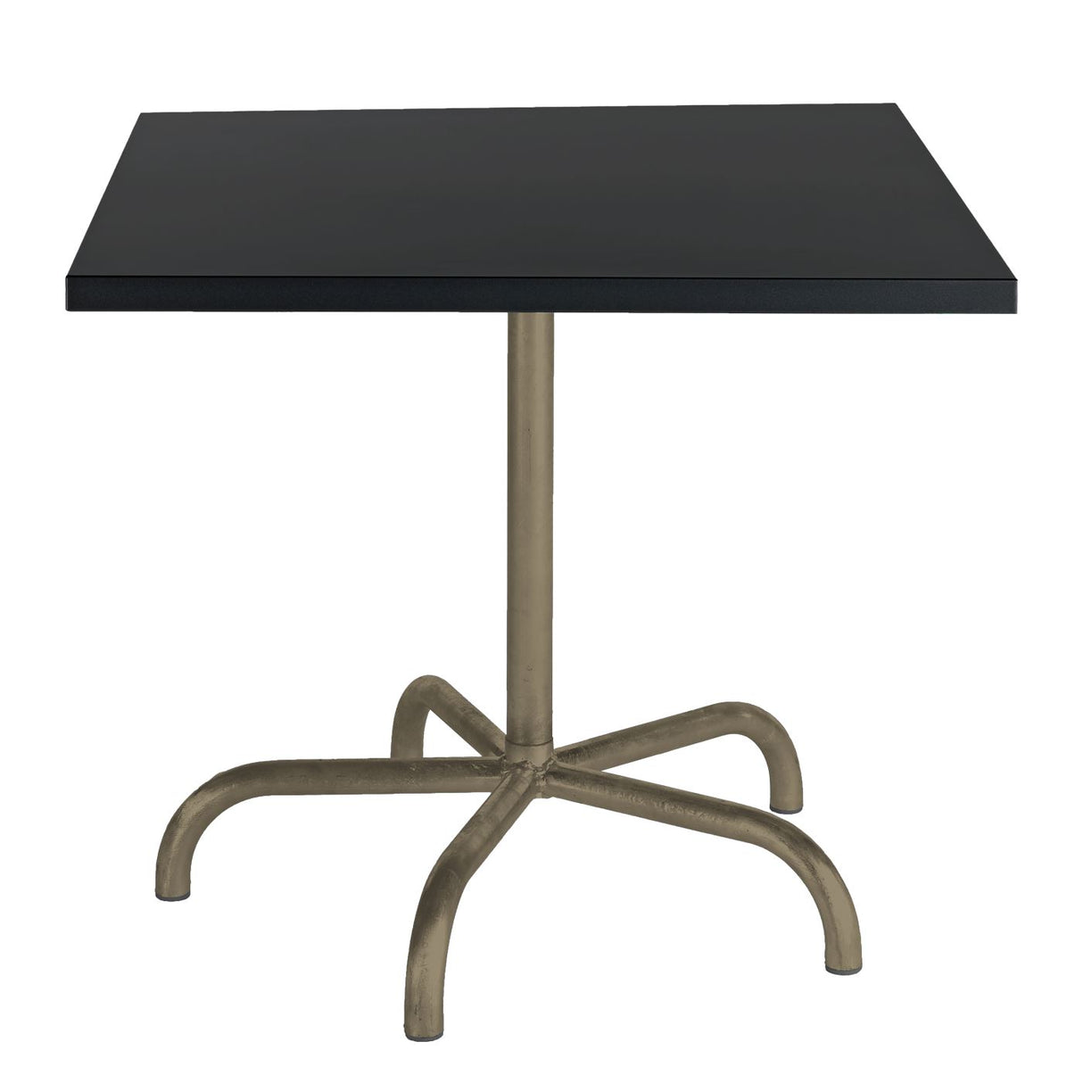 Schaffner Säntis Table repas rabattable 80x80cm Champagne 85 Noir 91