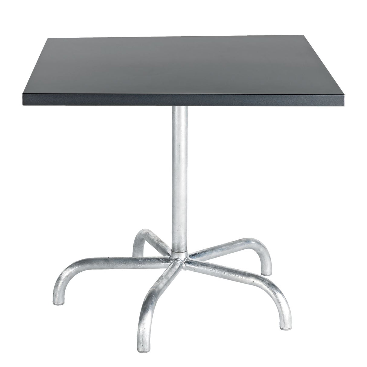 Schaffner Säntis Table repas rabattable 80x80cm Galvanisé à chaud 02 Graphite 73