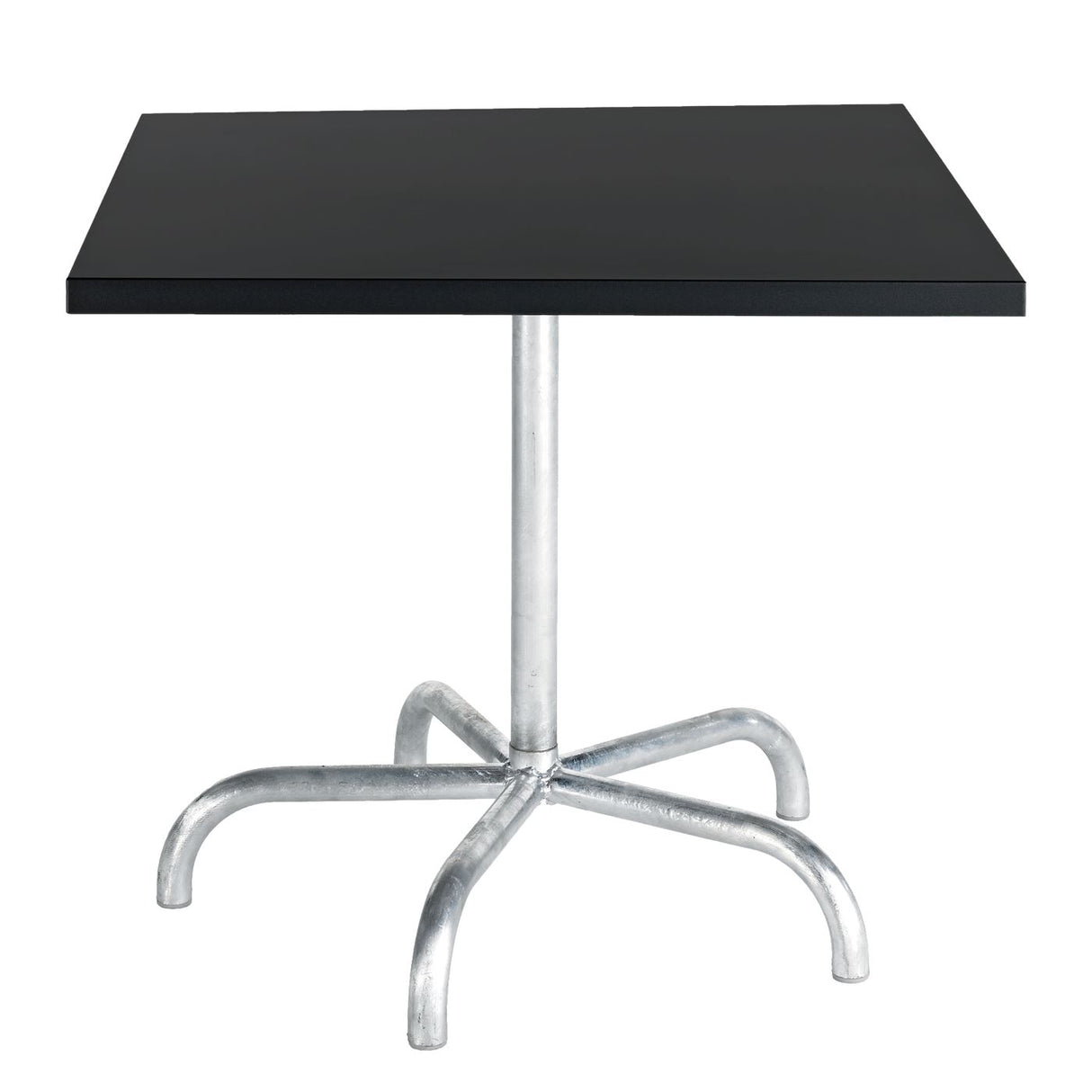 Schaffner Säntis Table repas rabattable 80x80cm Galvanisé à chaud 02 Noir 91