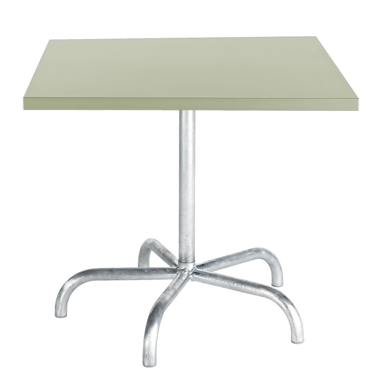 Schaffner Säntis Table repas rabattable 80x80cm Galvanisé à chaud 02 Vert Pastel 64