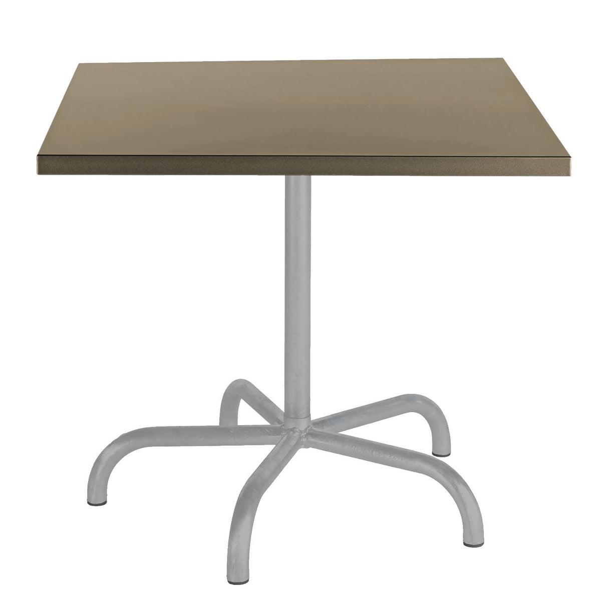 Schaffner Säntis Table repas rabattable 80x80cm Gris Argent 78 Champagne 85