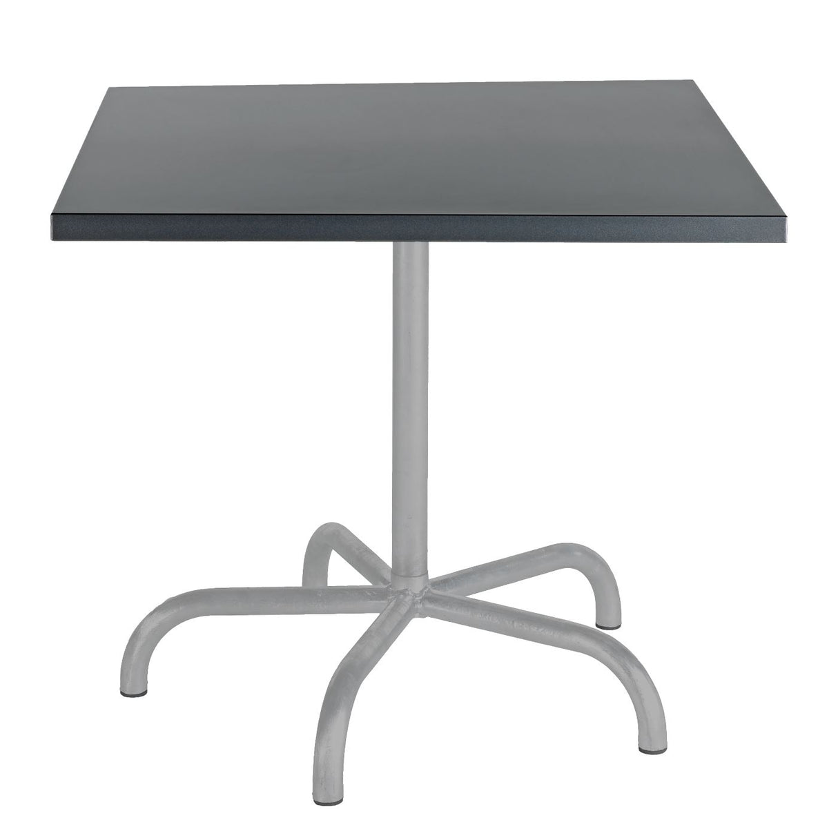 Schaffner Säntis Table repas rabattable 80x80cm Gris Argent 78 Graphite 73