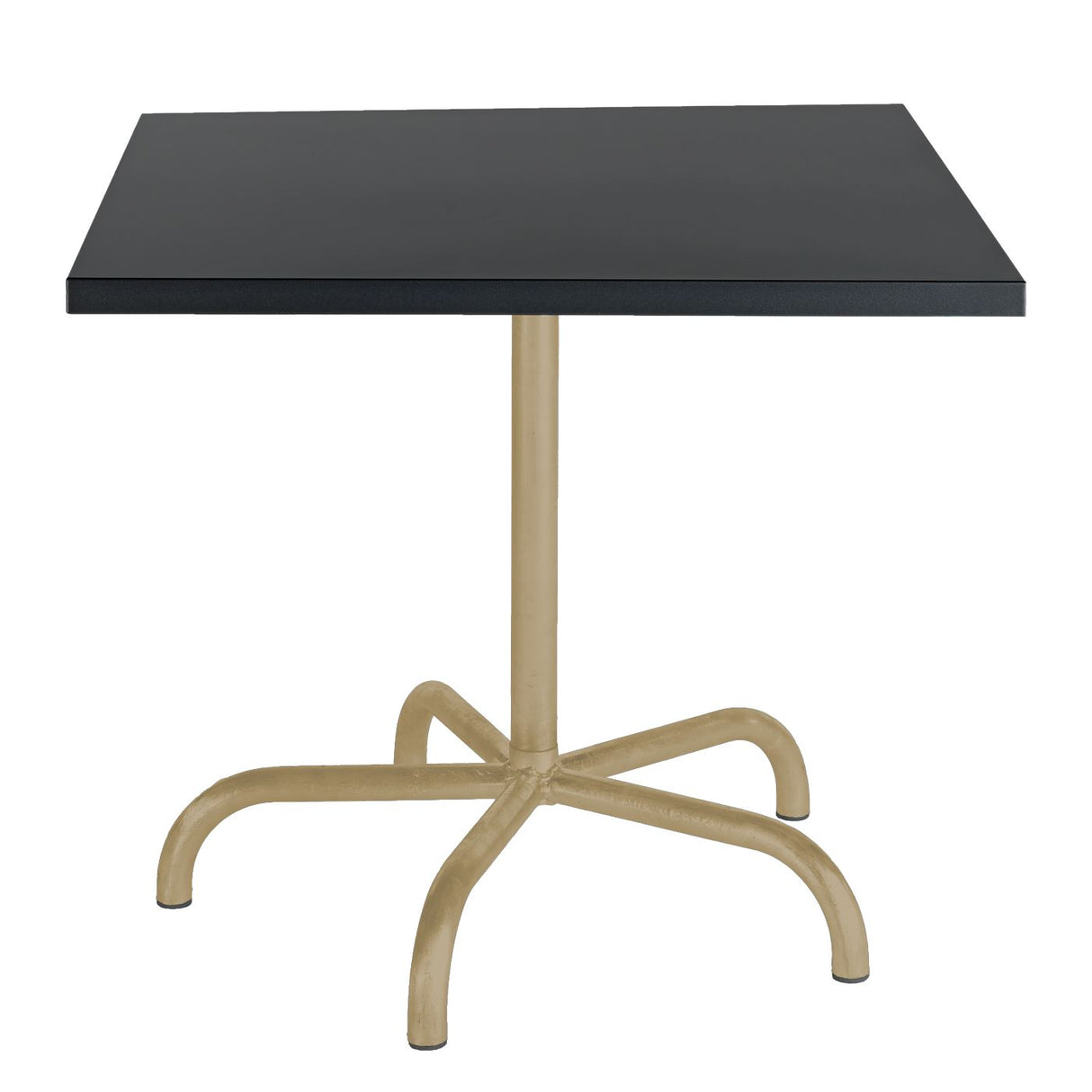 Schaffner Säntis Table repas rabattable 80x80cm Marron Pastel 83 Anthracite 77