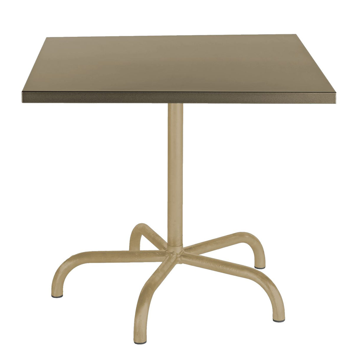 Schaffner Säntis Table repas rabattable 80x80cm Marron Pastel 83 Champagne 85