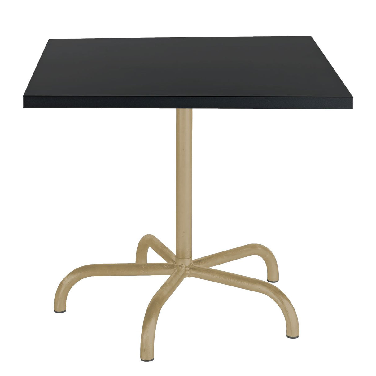 Schaffner Säntis Table repas rabattable 80x80cm Marron Pastel 83 Noir 91
