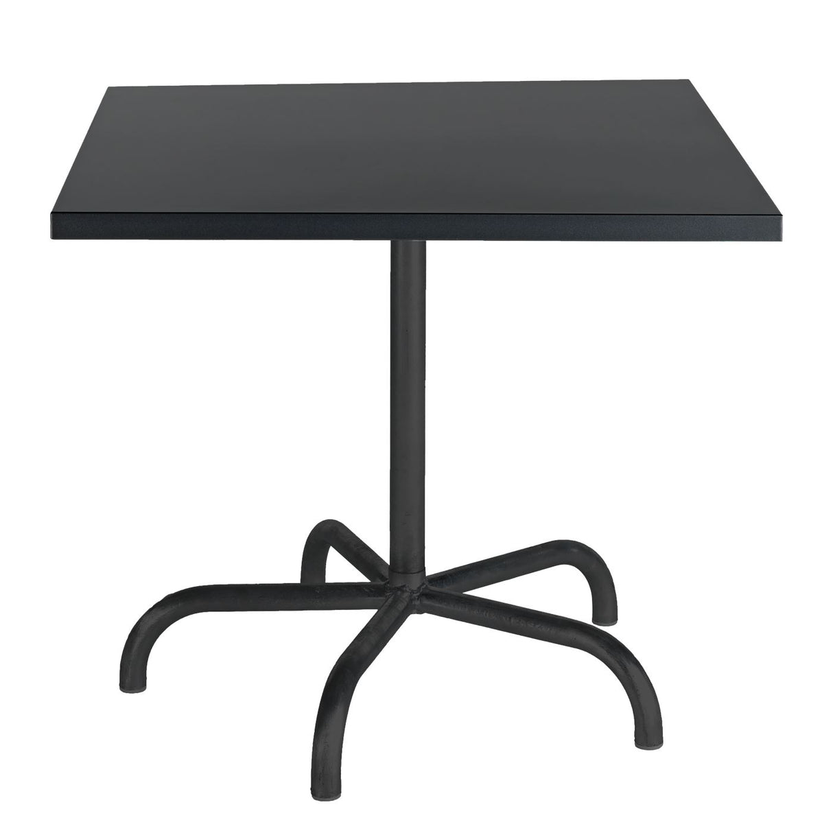 Schaffner Säntis Table repas rabattable 80x80cm Noir 91 Anthracite 77
