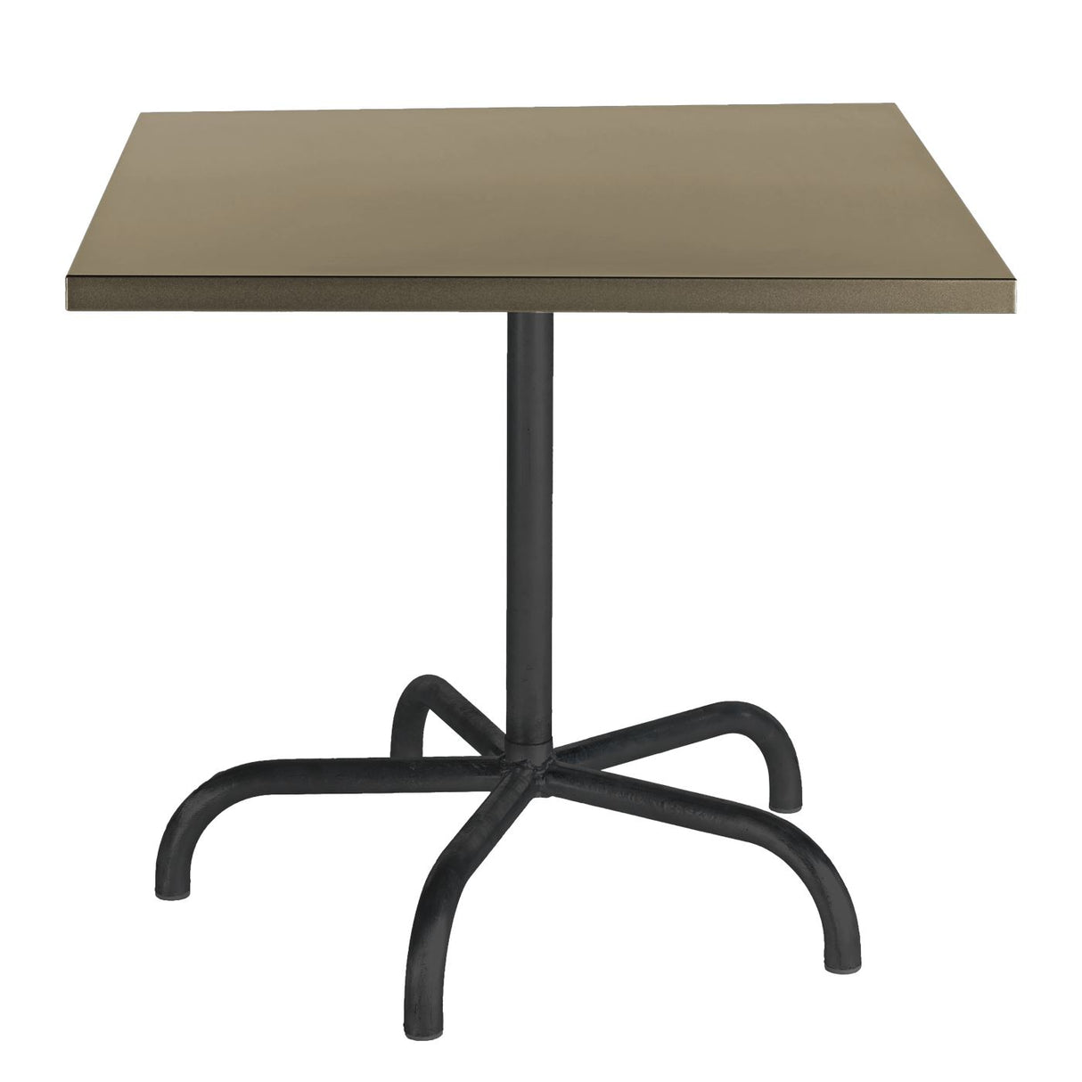 Schaffner Säntis Table repas rabattable 80x80cm Noir 91 Champagne 85