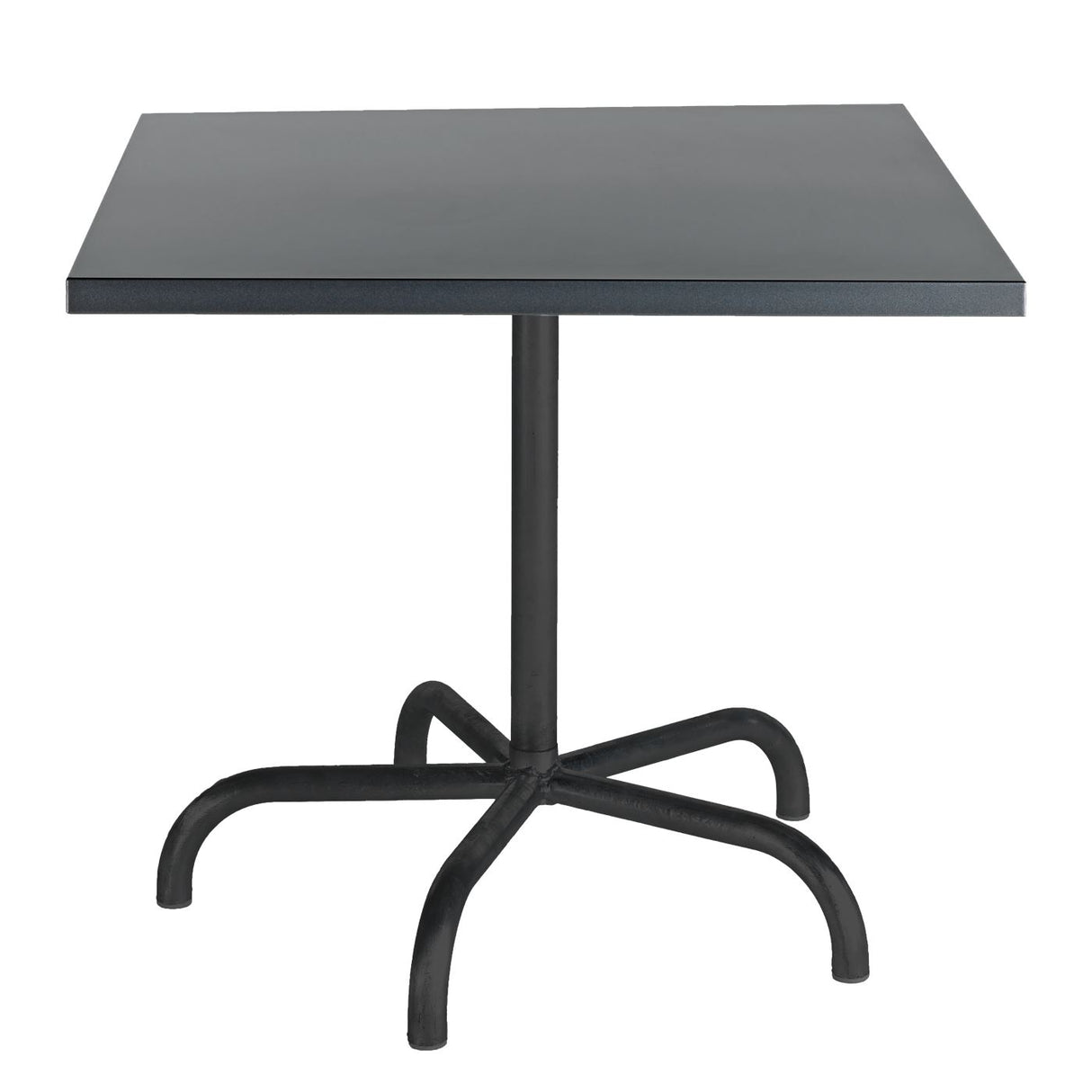 Schaffner Säntis Table repas rabattable 80x80cm Noir 91 Graphite 73
