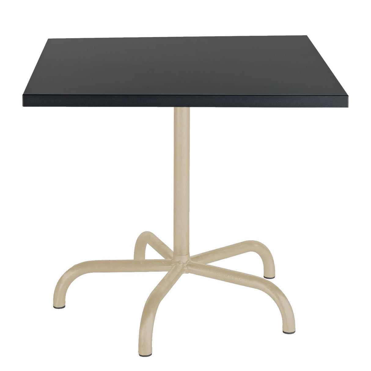 Schaffner Säntis Table repas rabattable 80x80cm Sable Pastel 15 Anthracite 77