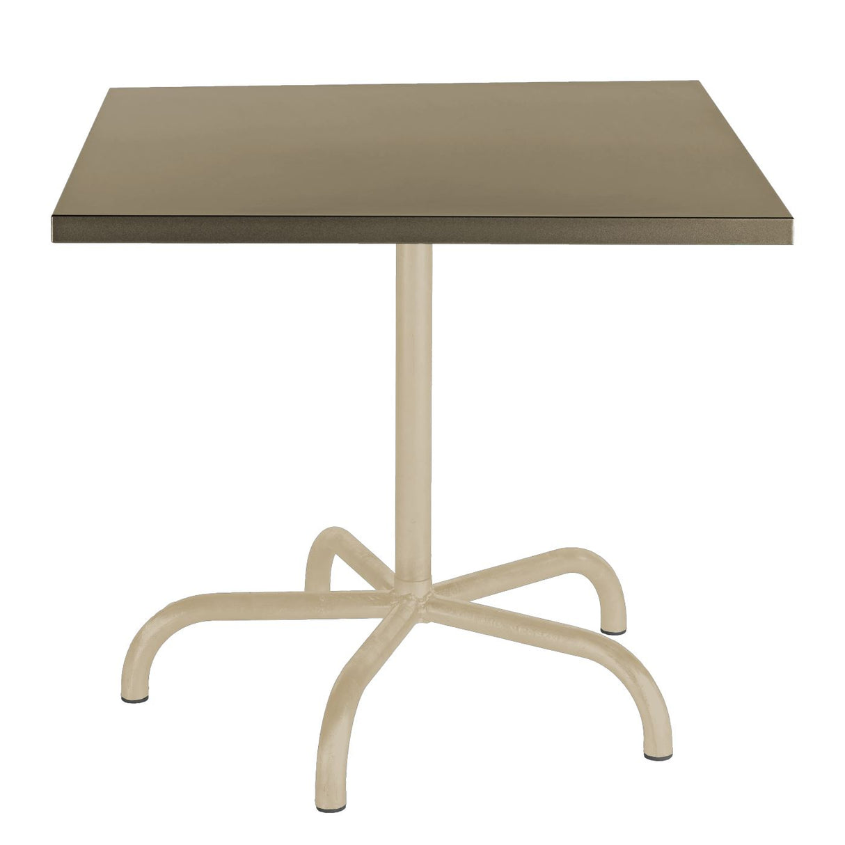 Schaffner Säntis Table repas rabattable 80x80cm Sable Pastel 15 Champagne 85