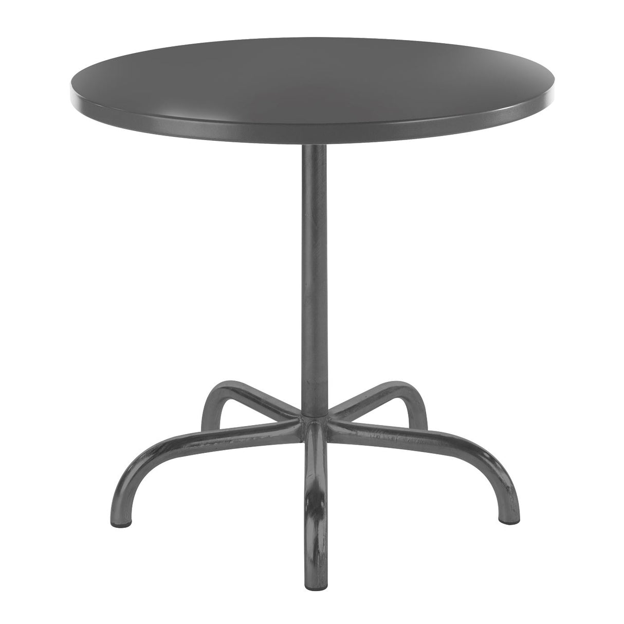 Schaffner Säntis Table repas rabattable ronde Ø80cm Anthracite 77 Graphite 73