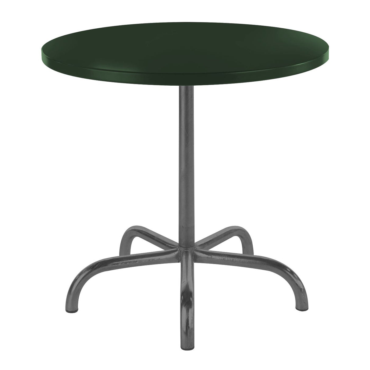 Schaffner Säntis Table repas rabattable ronde Ø80cm Anthracite 77 Vert Sapin 66