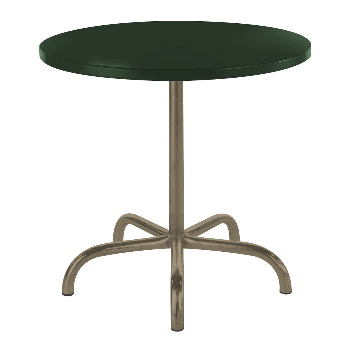 Schaffner Säntis Table repas rabattable ronde Ø80cm Champagne 85 Vert Sapin 66