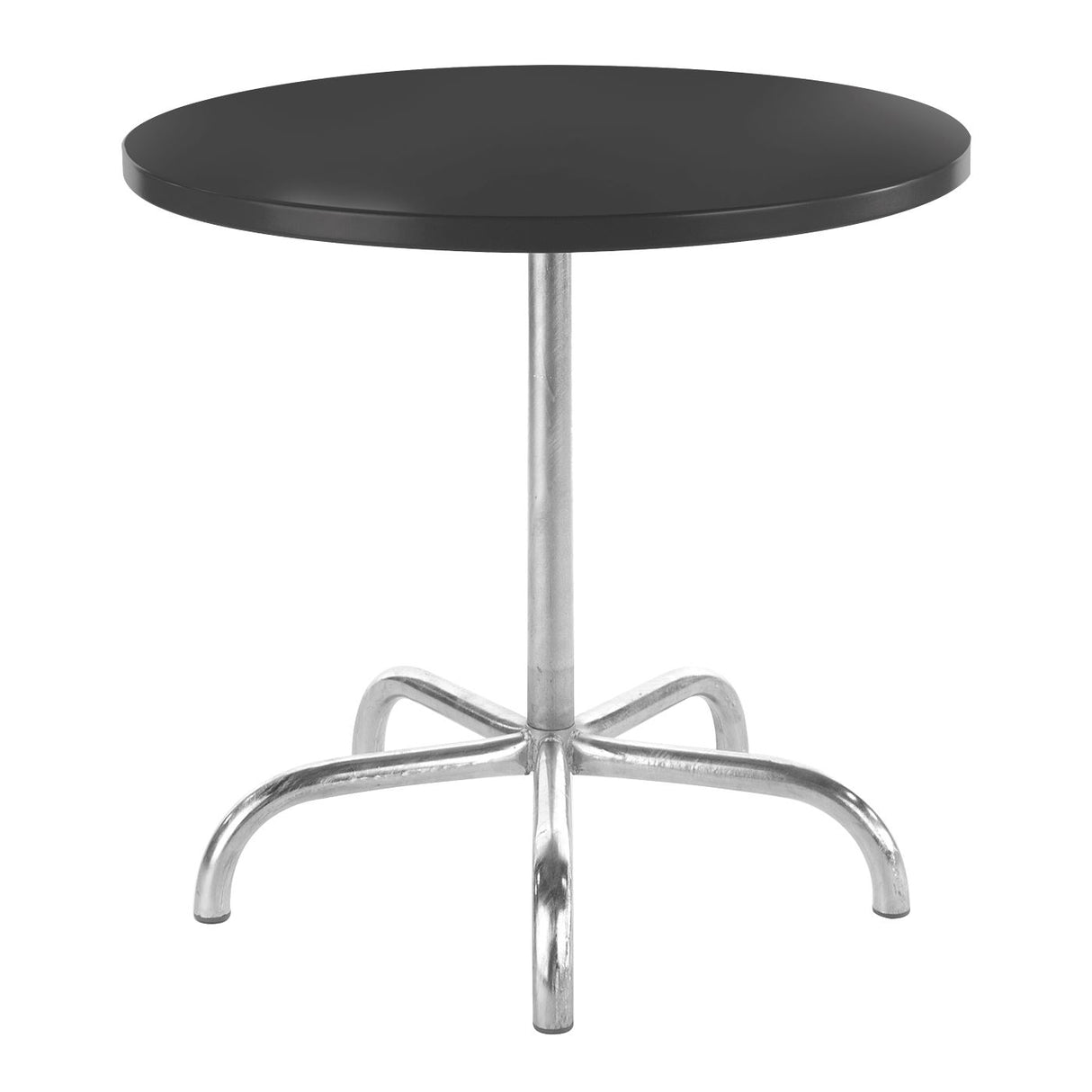 Schaffner Säntis Table repas rabattable ronde Ø80cm Galvanisé à chaud 02 Anthracite 77