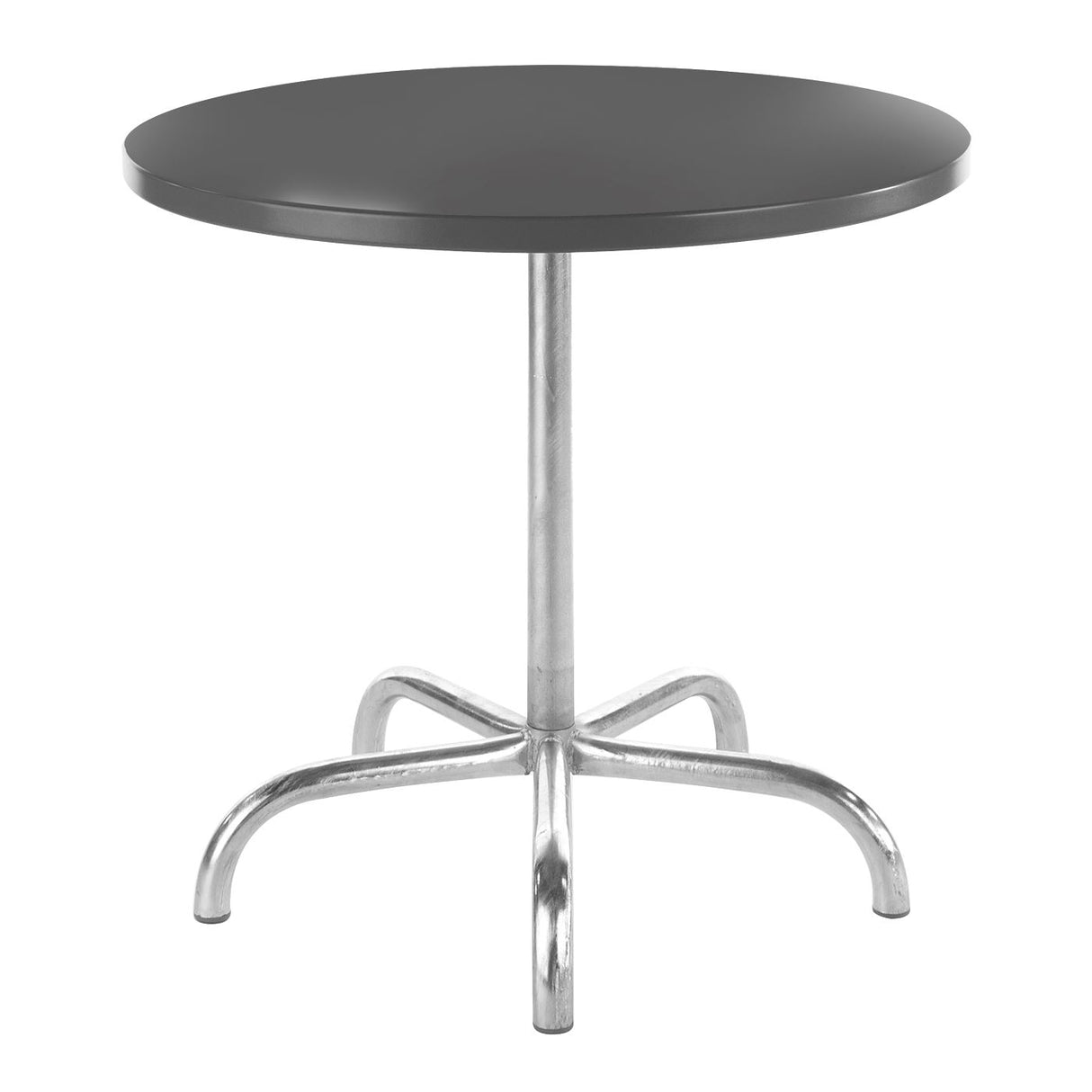 Schaffner Säntis Table repas rabattable ronde Ø80cm Galvanisé à chaud 02 Graphite 73
